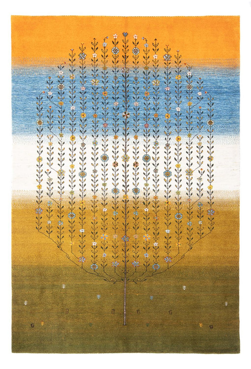 Tapete Gabbeh - Loribaft Persa - 251 x 168 cm - multicolorido