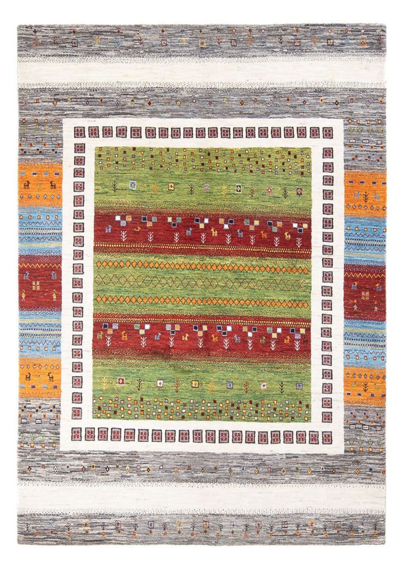 Tapete Gabbeh - Loribaft Persa - 249 x 173 cm - multicolorido