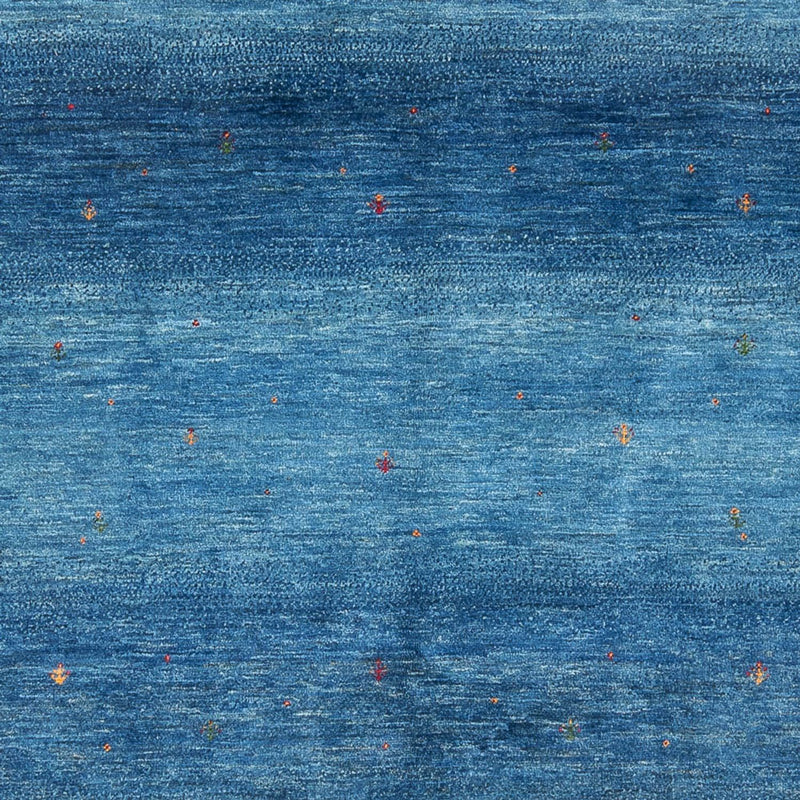 Tapete Gabbeh - Loribaft Persa - 252 x 173 cm - azul escuro