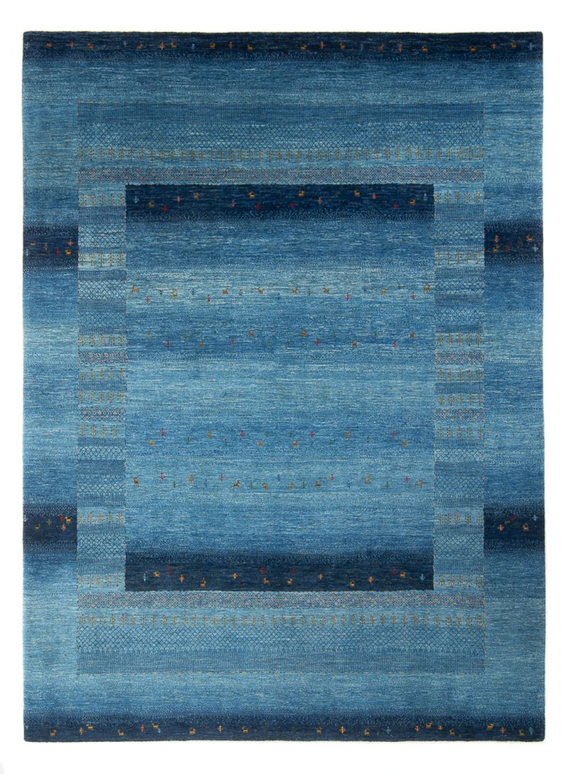 Tapete Gabbeh - Loribaft Persa - 300 x 214 cm - azul-mar