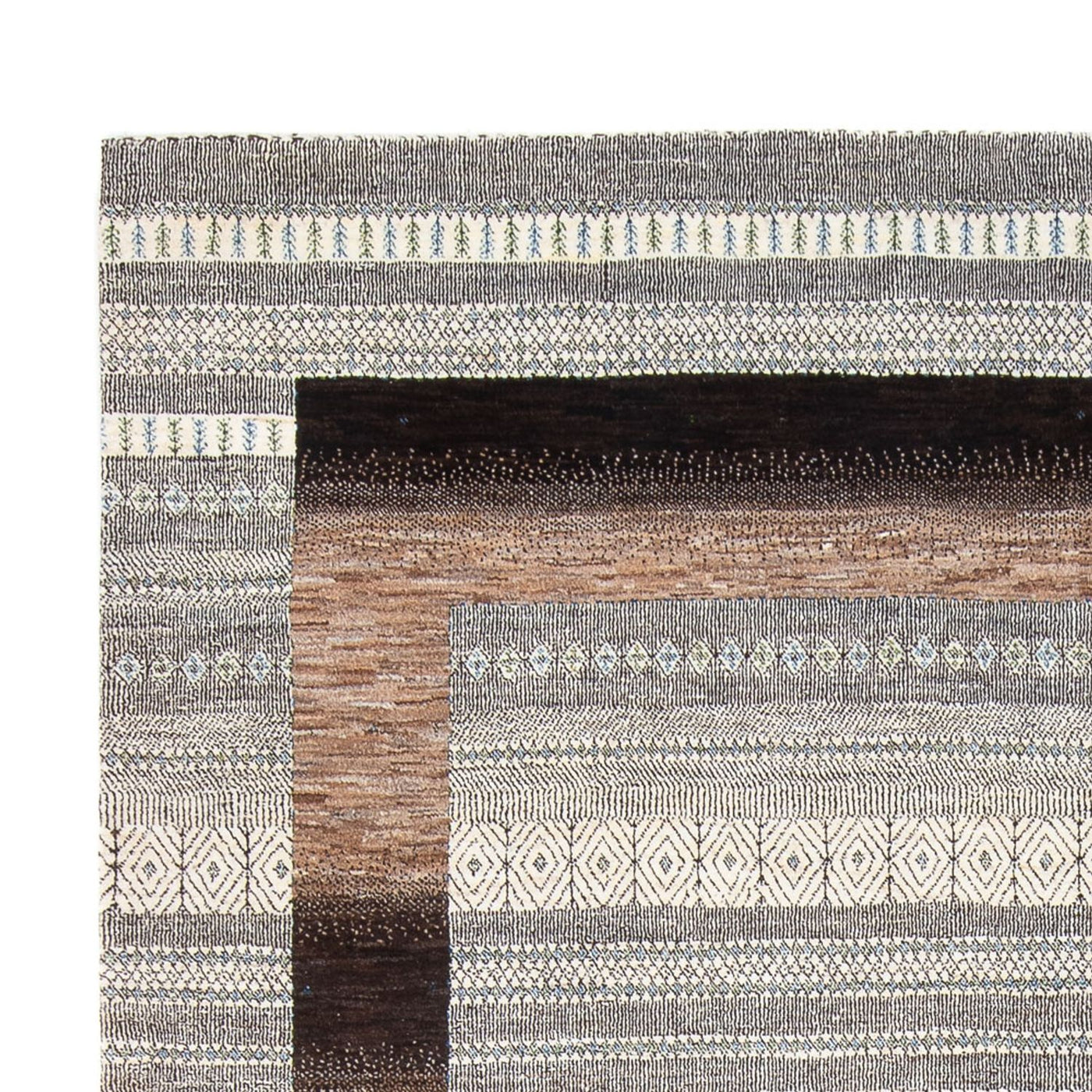 Tapete Gabbeh - Loribaft Persa - 301 x 231 cm - multicolorido