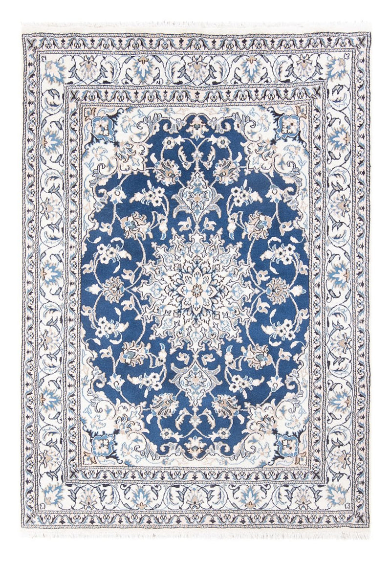 Tapete Persa - Nain - Royal - 196 x 147 cm - camelo escuro