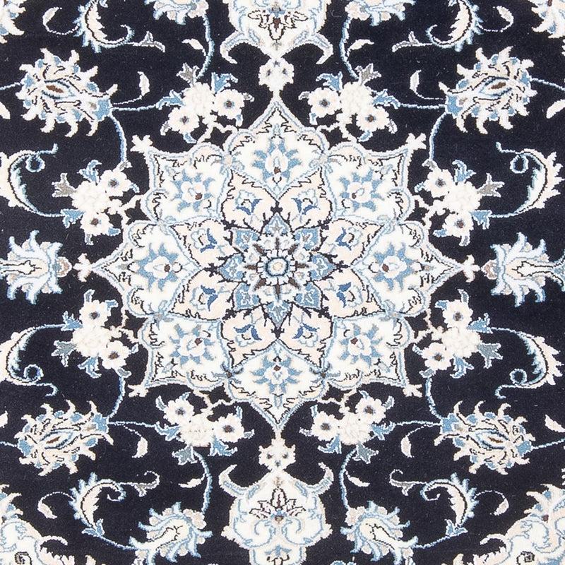Tapete Persa - Nain - Royal - 195 x 148 cm - azul escuro