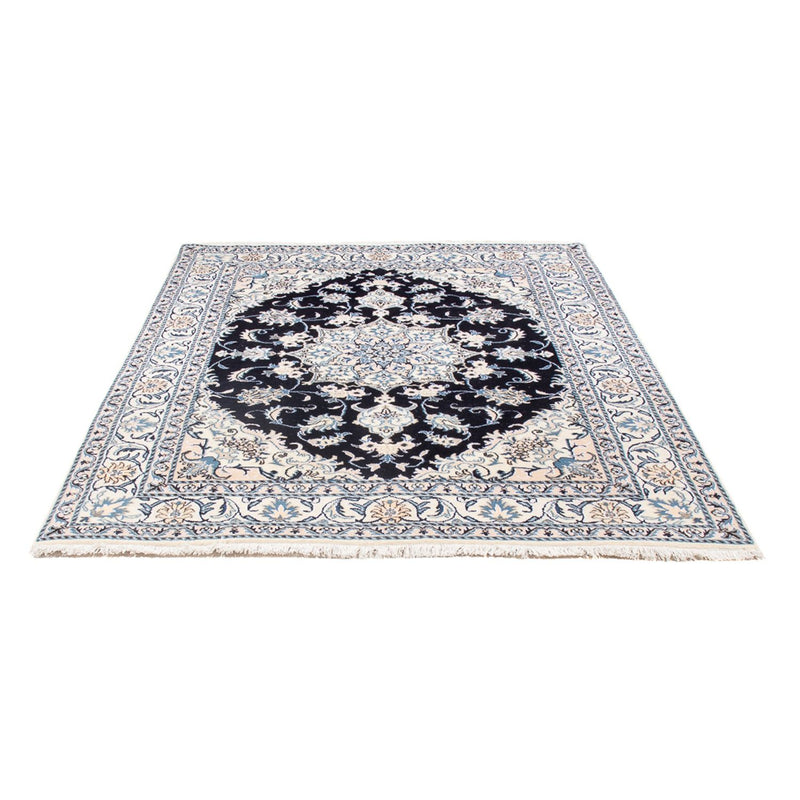 Tapete Persa - Nain - Royal - 195 x 148 cm - azul escuro
