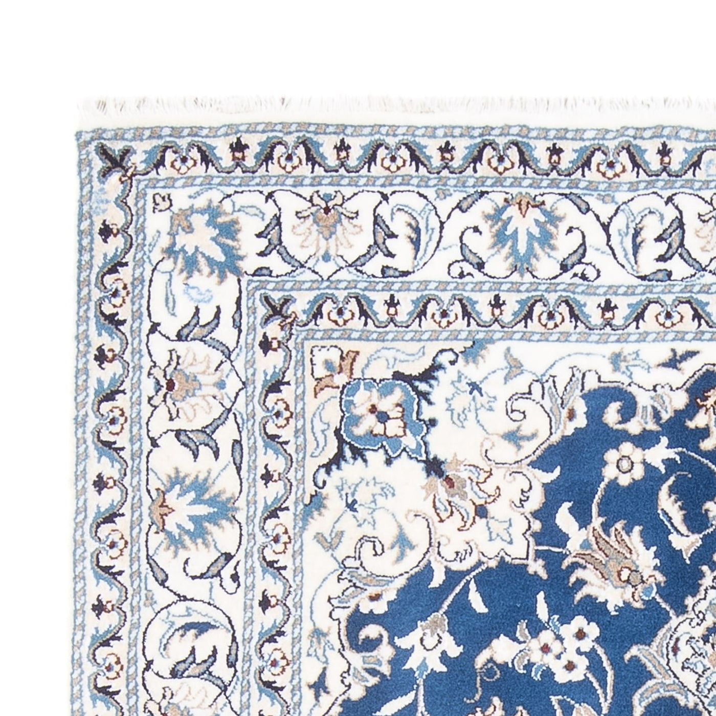 Tapete Persa - Nain - Royal - 203 x 146 cm - azul