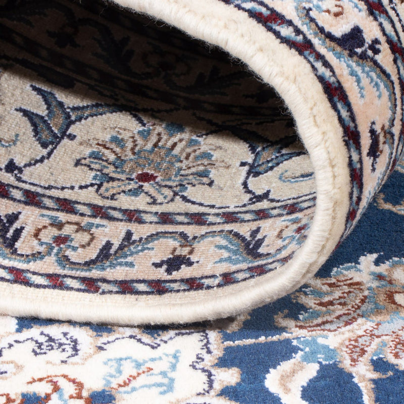 Tapete Persa - Nain - Royal - 203 x 146 cm - azul