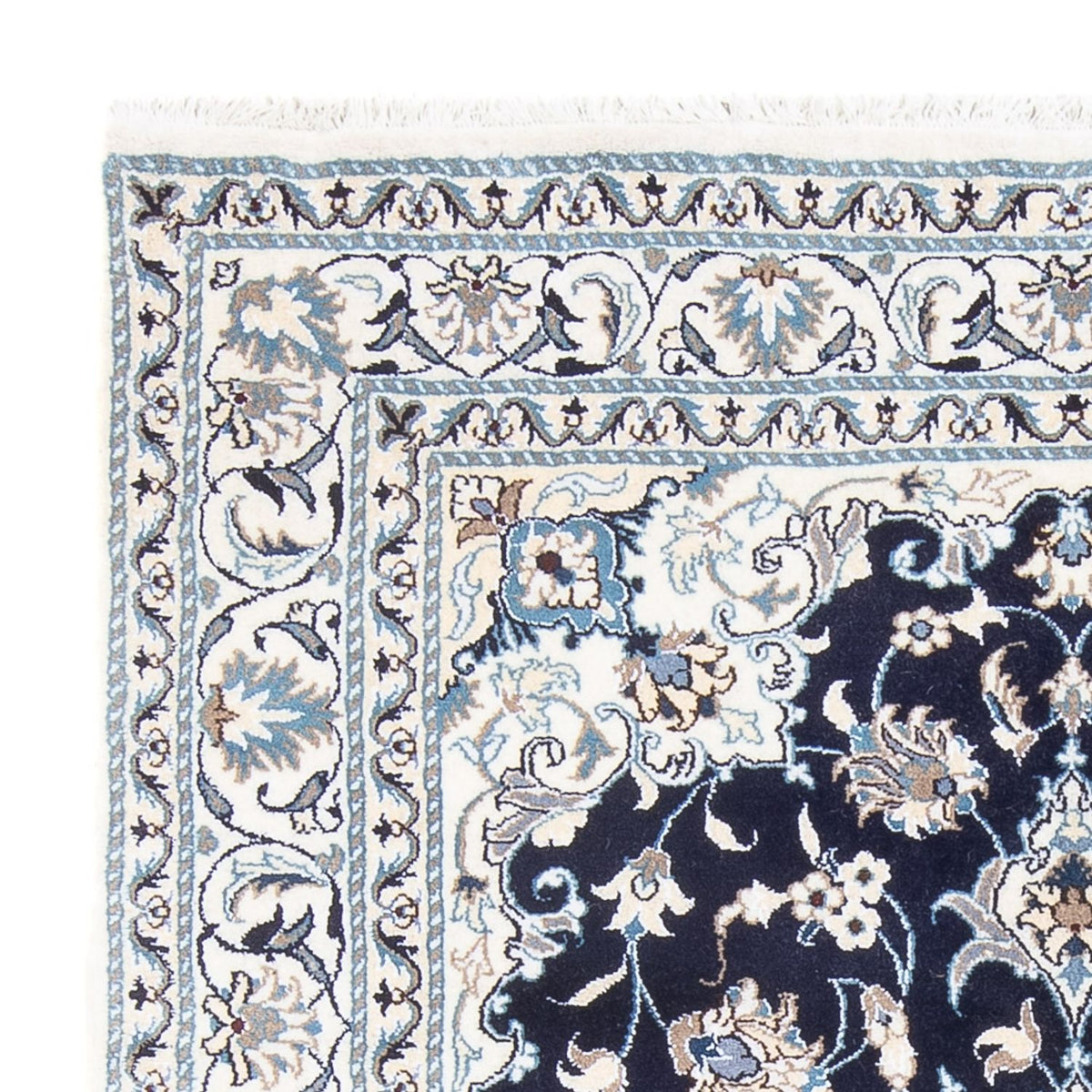 Nain - 9La Tapete 156x202cm - Tapete persa - azul escuro