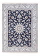 Tapete Persa - Nain - Royal - 200 x 146 cm - azul escuro