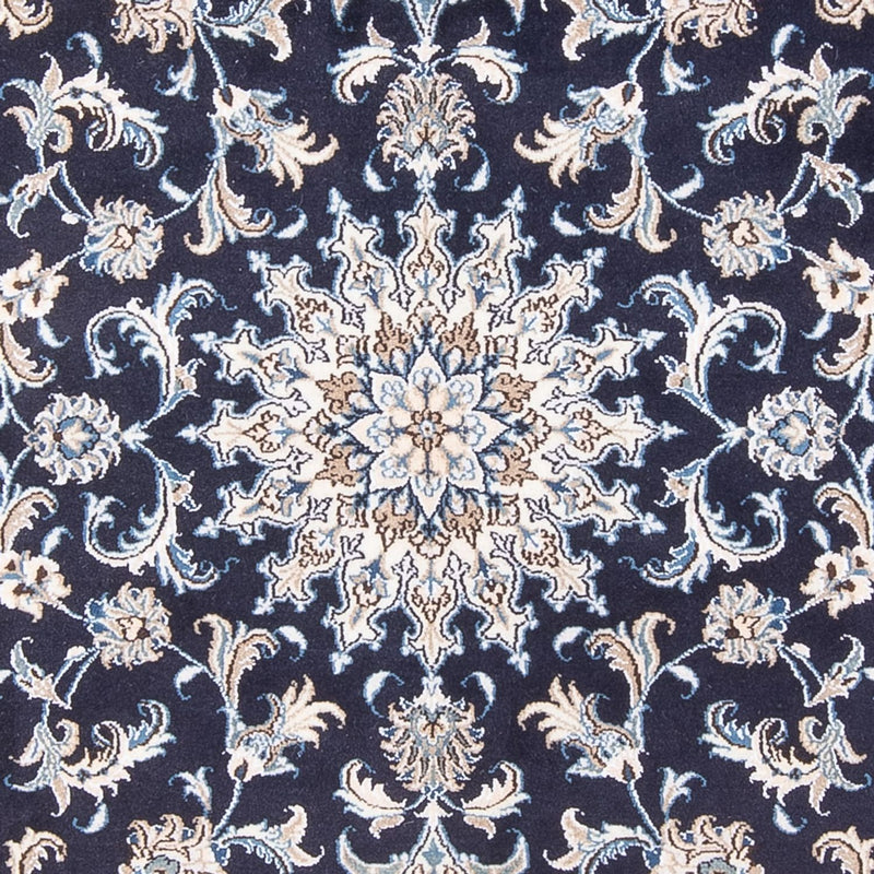 Tapete Persa - Nain - Royal - 200 x 146 cm - azul escuro