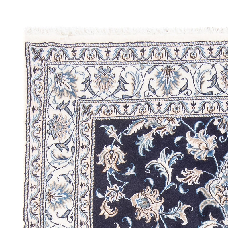 Tapete Persa - Nain - Royal - 200 x 146 cm - azul escuro