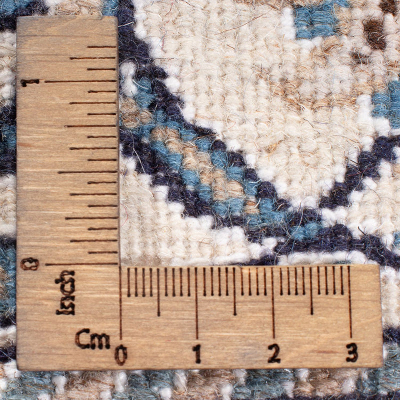 Tapete Persa - Nain - Royal - 200 x 146 cm - azul escuro