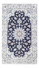 Tapete Persa - Nain - 200 x 120 cm - azul escuro