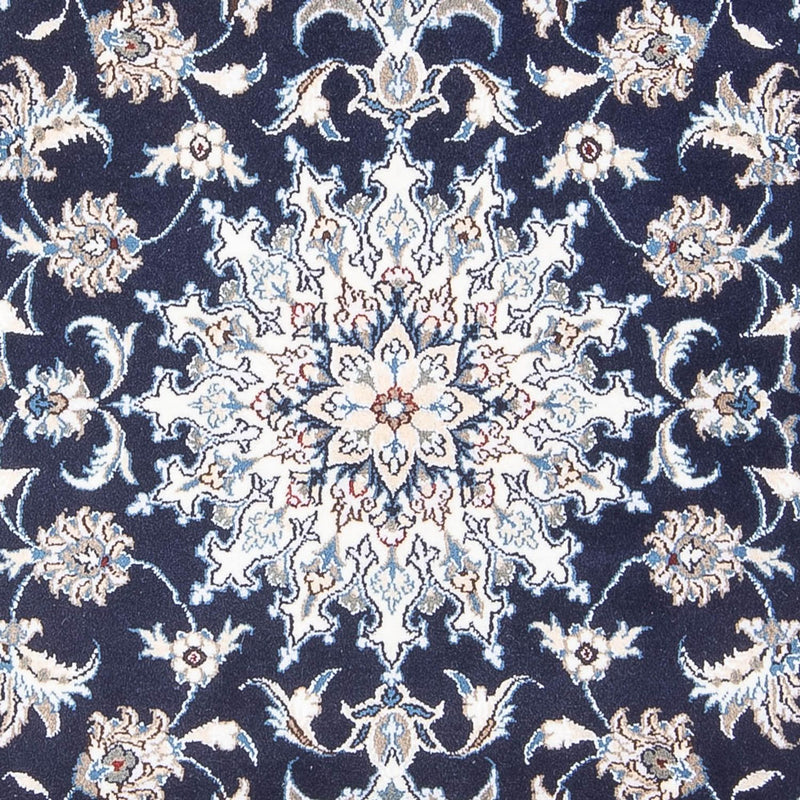 Tapete Persa - Nain - 200 x 120 cm - azul escuro