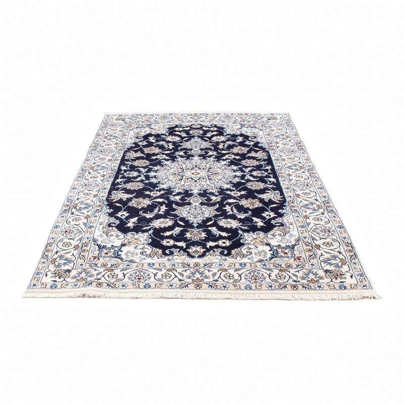 Tapete Persa - Nain - 200 x 120 cm - azul escuro