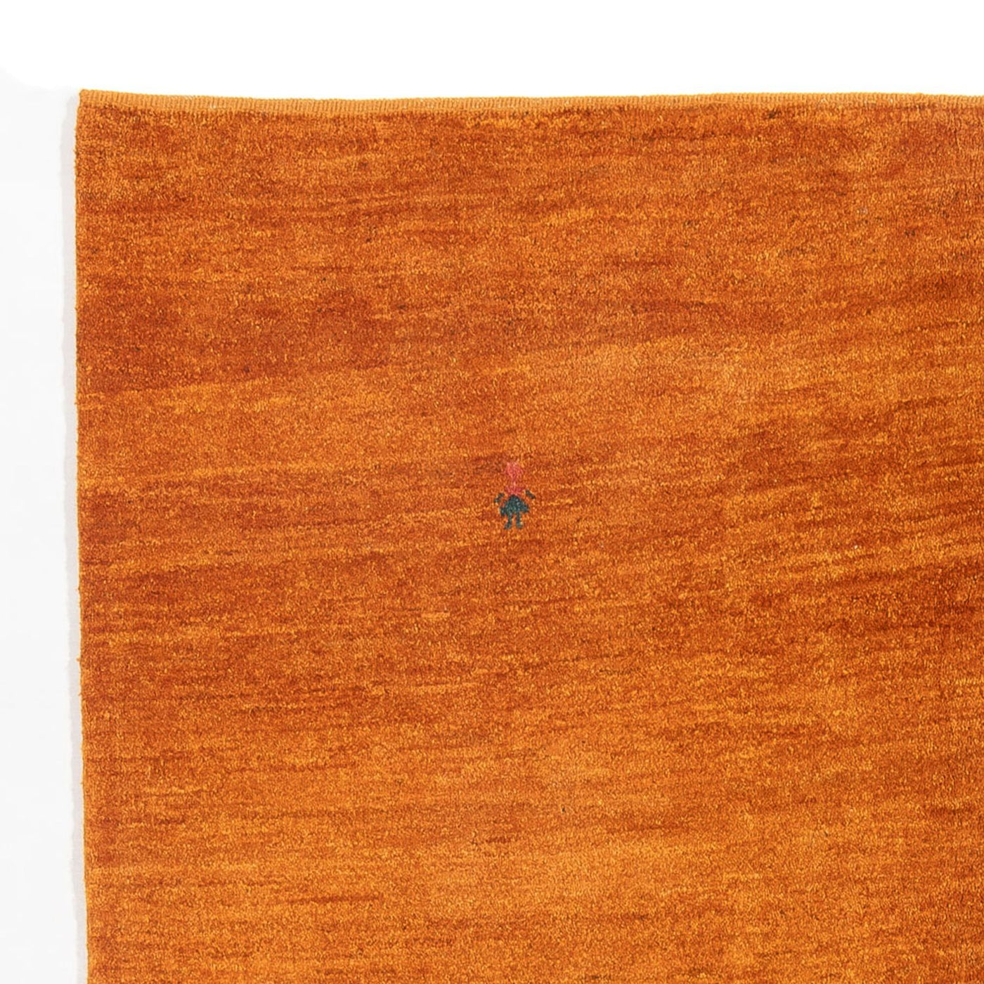 Tapete Gabbeh - Persa - 195 x 156 cm - laranja
