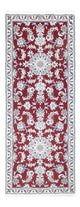 Corredor Tapete Persa - Nain - 194 x 80 cm - vermelho