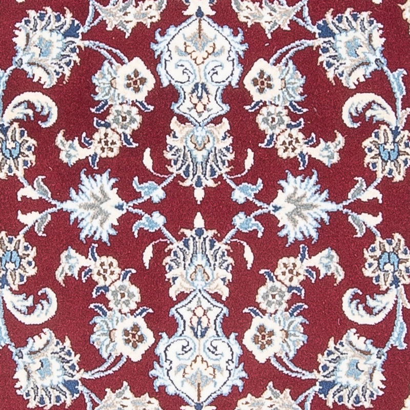 Corredor Tapete Persa - Nain - 194 x 80 cm - vermelho