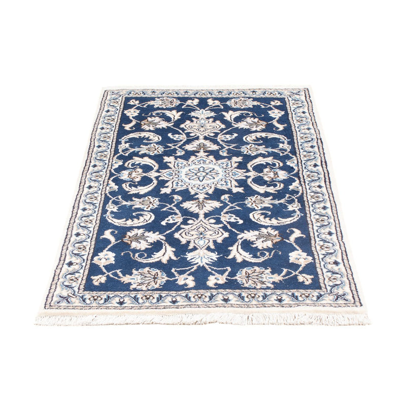 Tapete Persa - Nain - 137 x 70 cm - azul