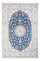 Tapete Persa - Nain - 302 x 195 cm - azul