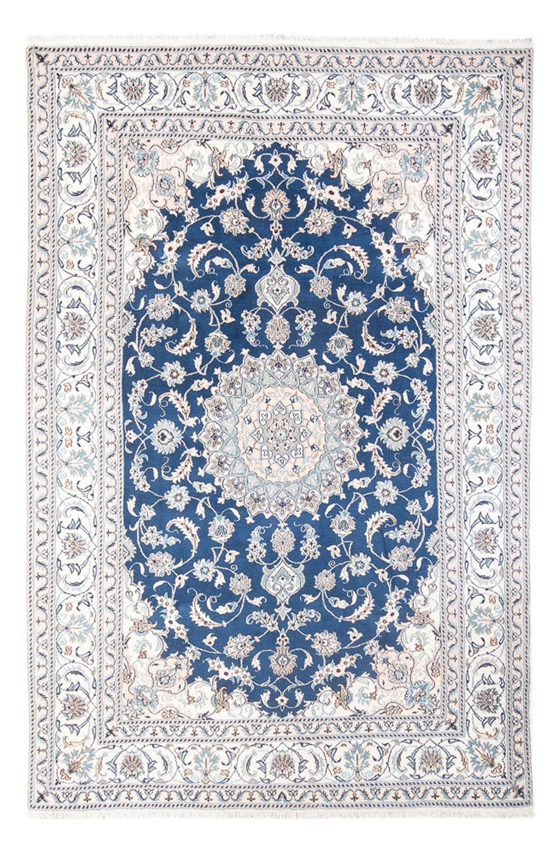 Tapete Persa - Nain - 302 x 195 cm - azul