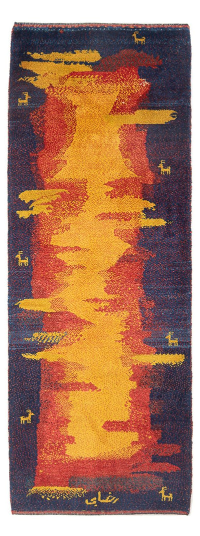 Gabbeh persa Tapete 80x212cm - Perserteppich Wollteppich