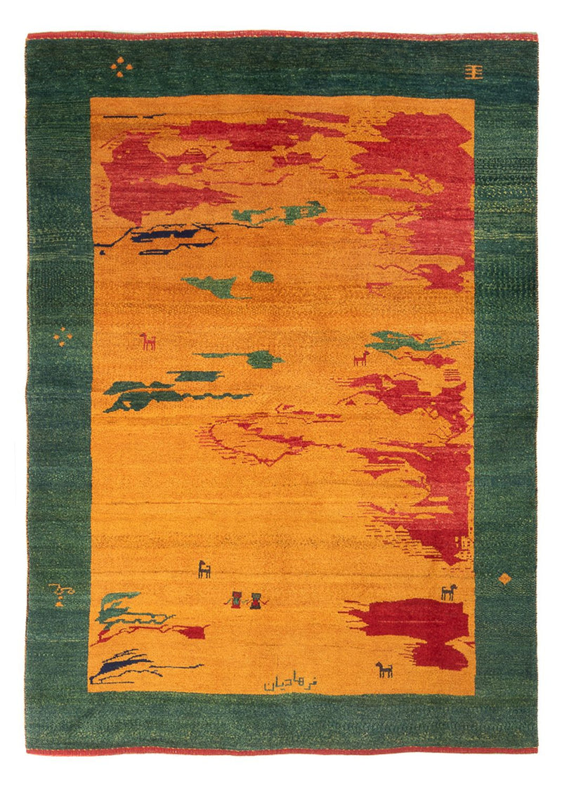 Gabbeh persa Tapete 207x163cm - Perserteppich Wollteppich