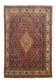 Tapete Persa - Bijar - 257 x 176 cm - azul