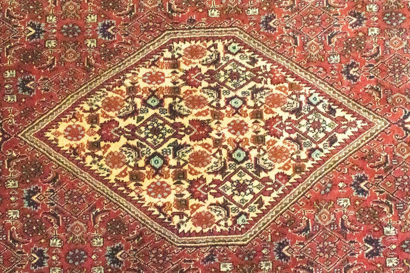 Tapete Persa - Bijar - 257 x 176 cm - azul
