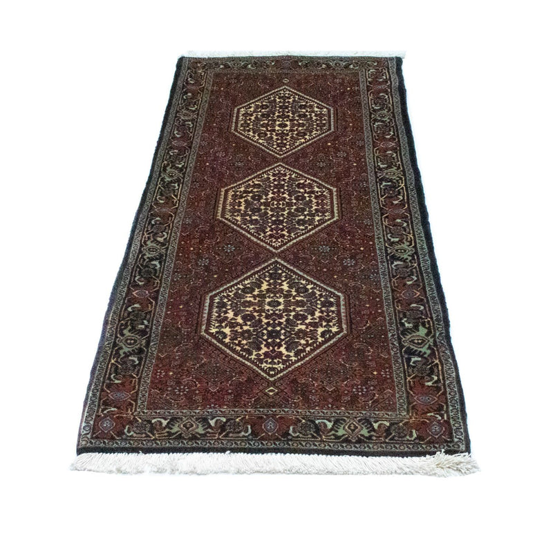 Corredor Tapete Persa - Bijar - 185 x 64 cm - vermelho