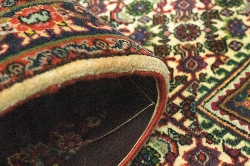 Corredor Tapete Persa - Bijar - 167 x 63 cm - ferrugem