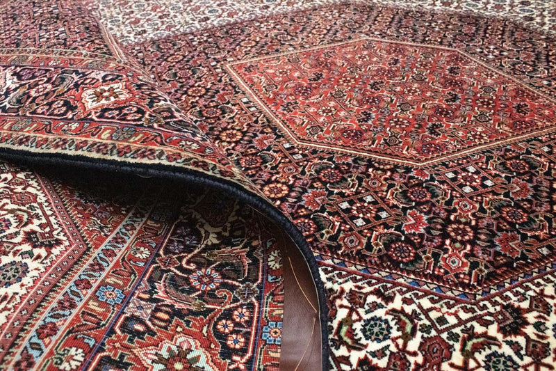 Tapete Persa - Bijar - 293 x 205 cm - azul