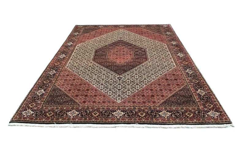 Tapete Persa - Bijar - 293 x 205 cm - azul