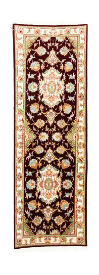 Corredor Tapete Persa - Tabriz - Royal - 227 x 76 cm - vermelho escuro – product image