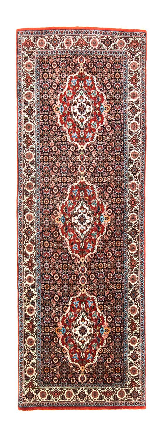 Corredor Tapete Persa - Bijar - 215 x 73 cm - azul