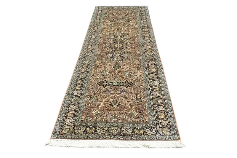 Seda da Caxemira Tapete 278x77cm - Tapete Oriental
