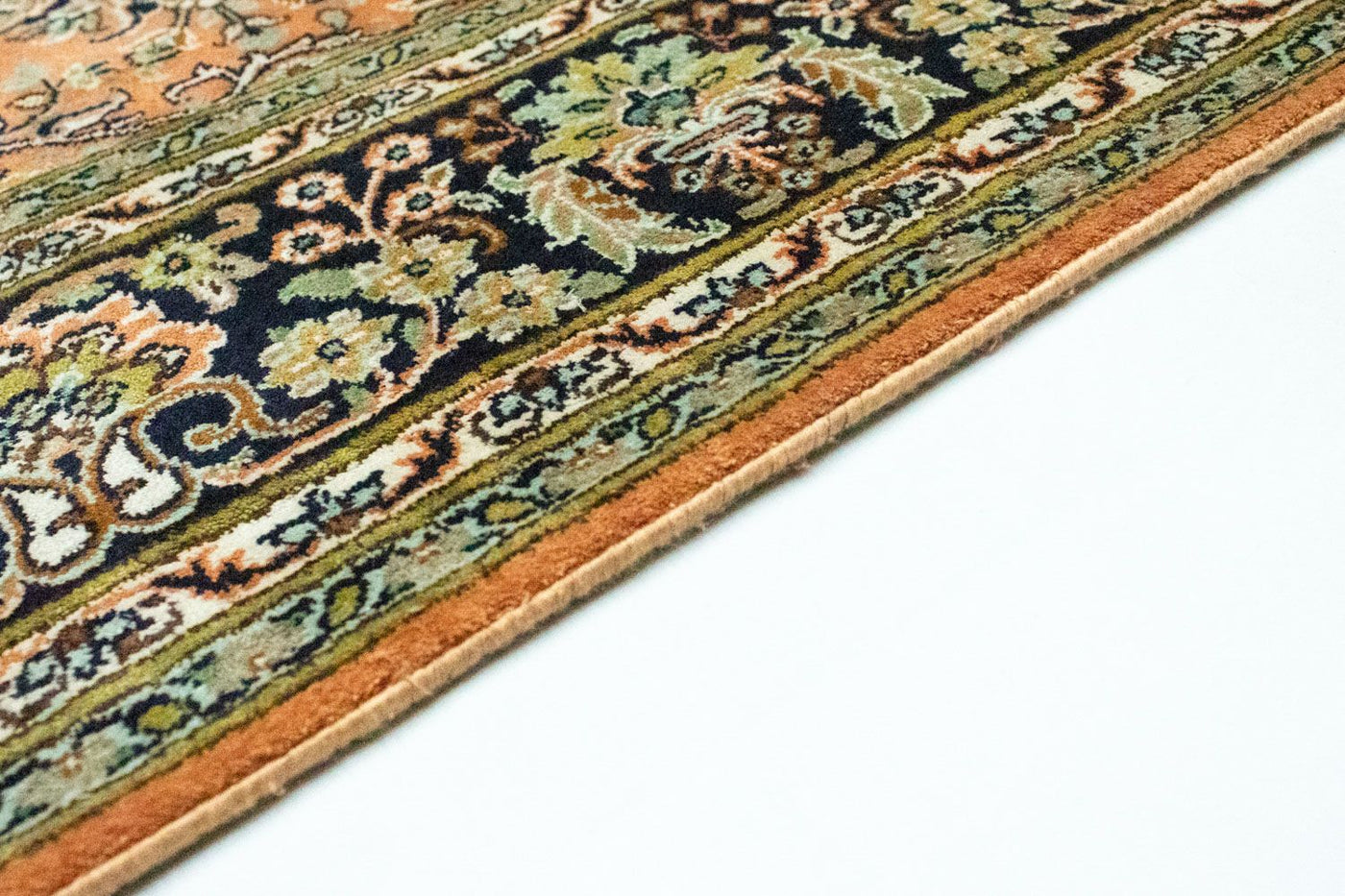 Seda da Caxemira Tapete 181x130cm - Tapete Oriental