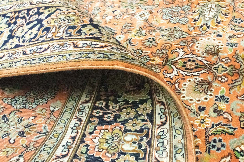 Seda da Caxemira Tapete 181x130cm - Tapete Oriental