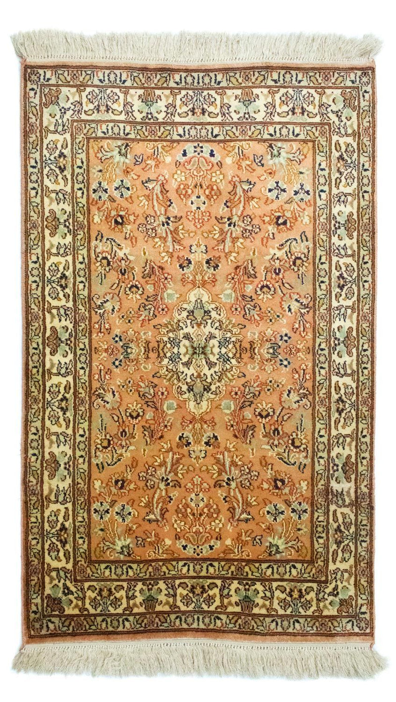Seda da Caxemira Tapete 95x61cm - Tapete Oriental