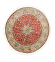 Seda da Caxemira Tapete 158x150cm - Tapete Oriental
