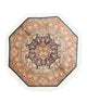 Seda da Caxemira Tapete 127x125cm - Tapete Oriental