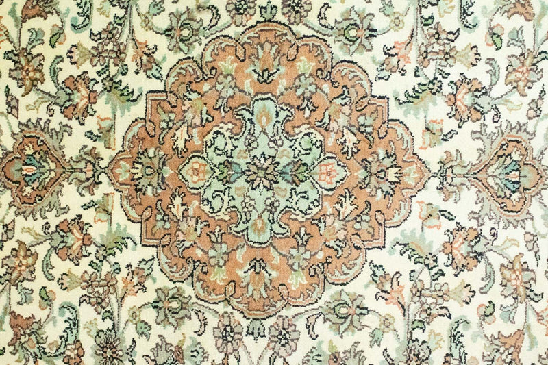 Seda da Caxemira Tapete 183x129cm - Tapete Oriental