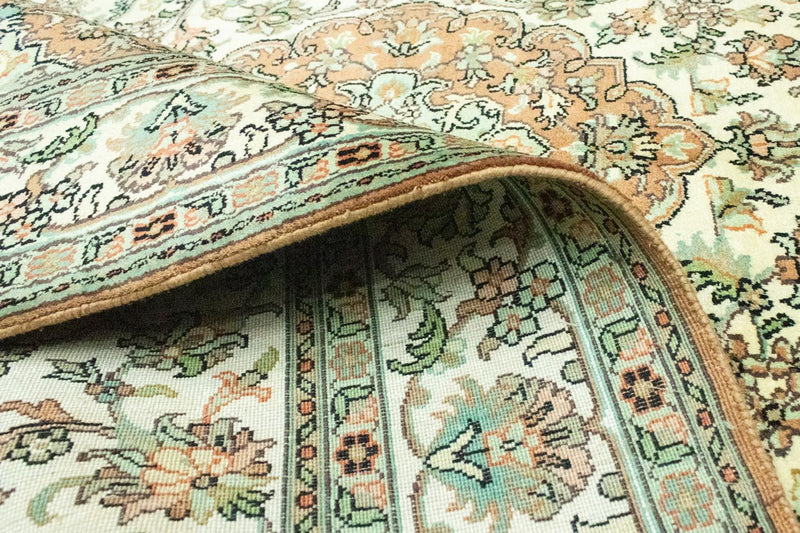 Seda da Caxemira Tapete 183x129cm - Tapete Oriental