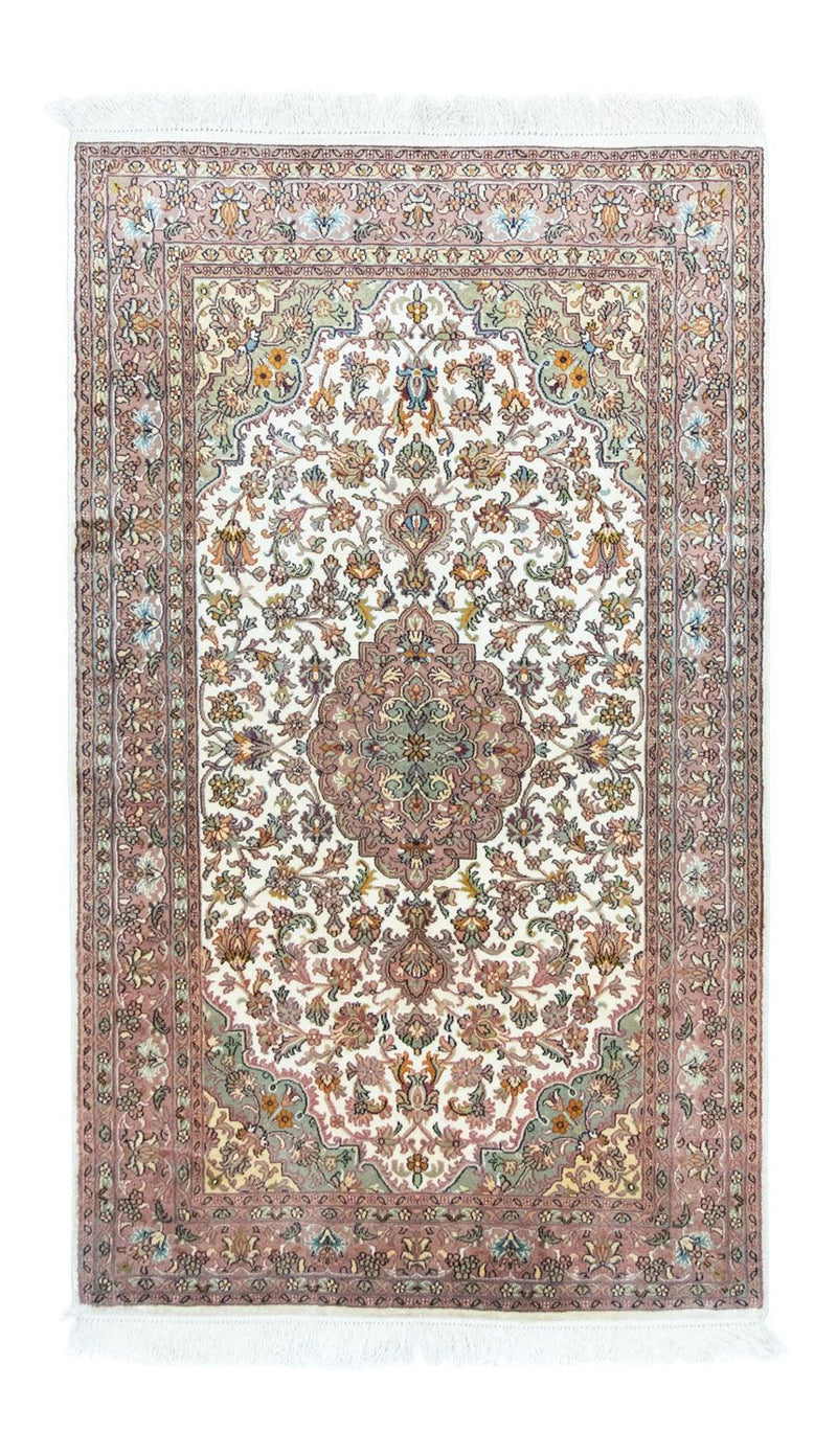 Seda da Caxemira Tapete 94x159cm - Tapete Oriental