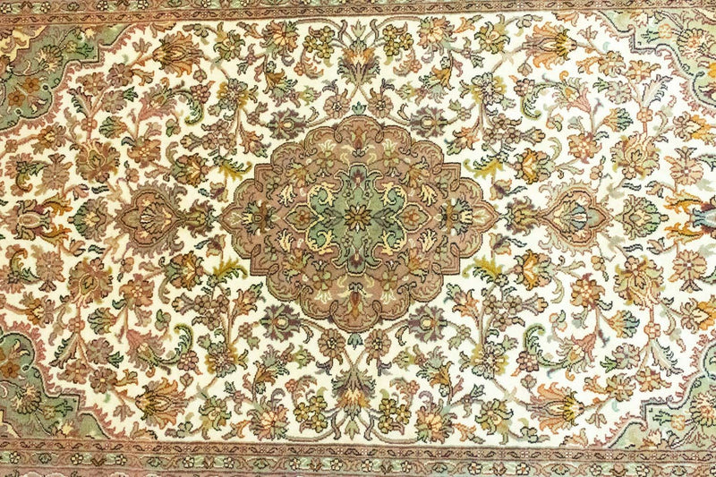 Seda da Caxemira Tapete 94x159cm - Tapete Oriental