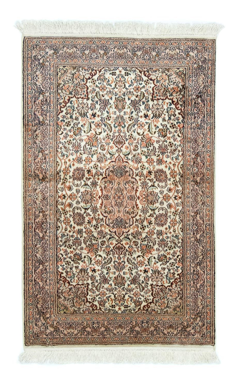 Seda da Caxemira Tapete 124x78cm - Tapete Oriental