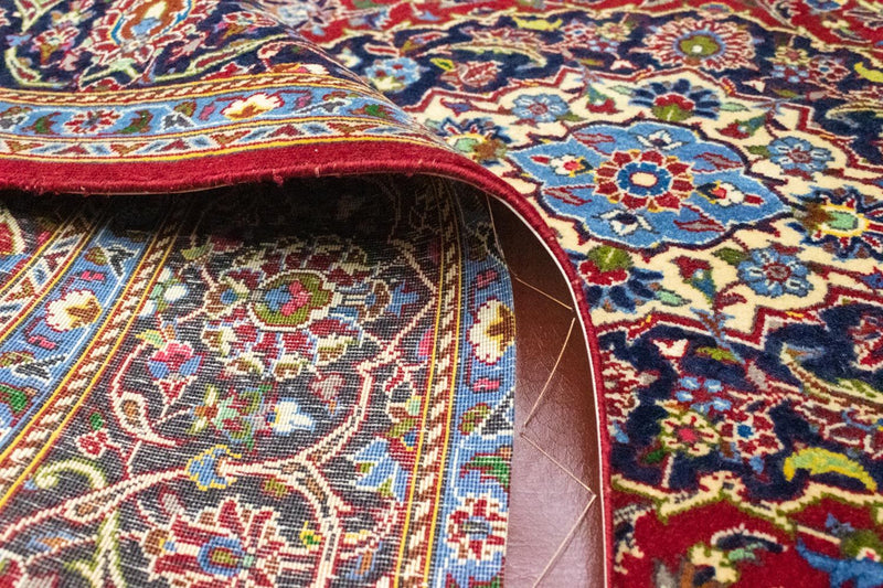 Tapete persa - Keshan - 228 x 142 cm - vermelho