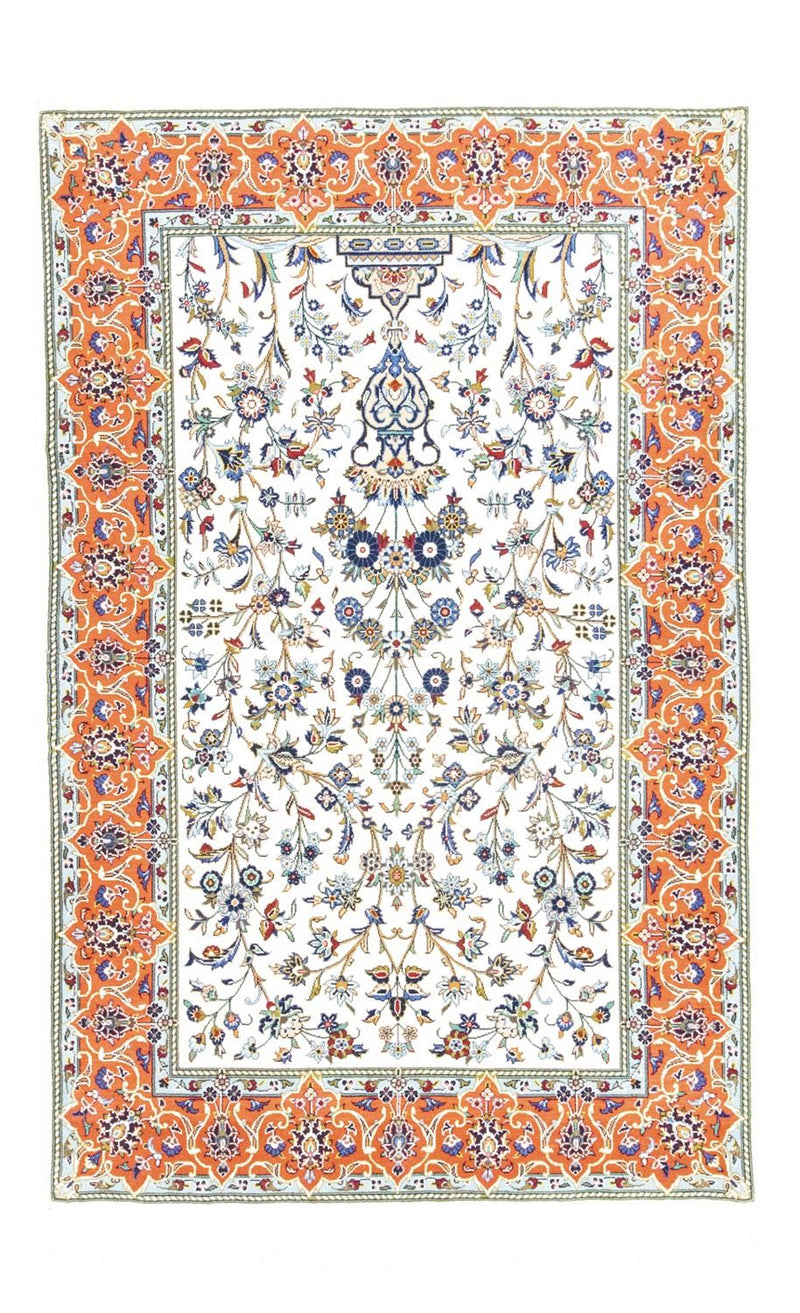 Tapete Persa - Tabriz - 215 x 141 cm - bege