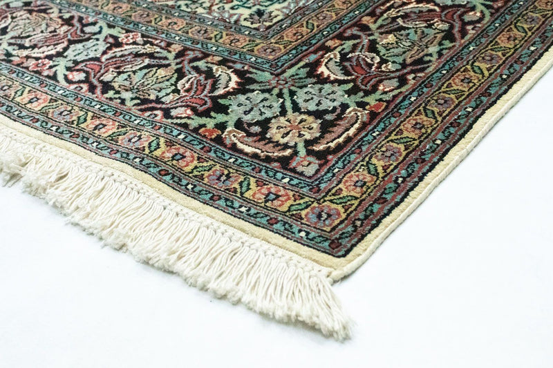Seda da Caxemira Tapete 218x153cm - Tapete Oriental