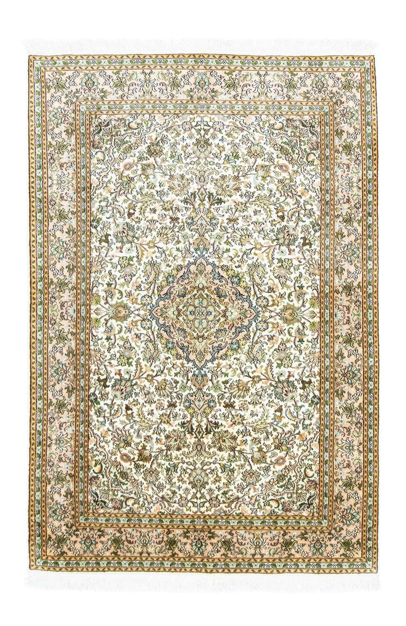 Seda da Caxemira Tapete 183x125cm - Tapete Oriental