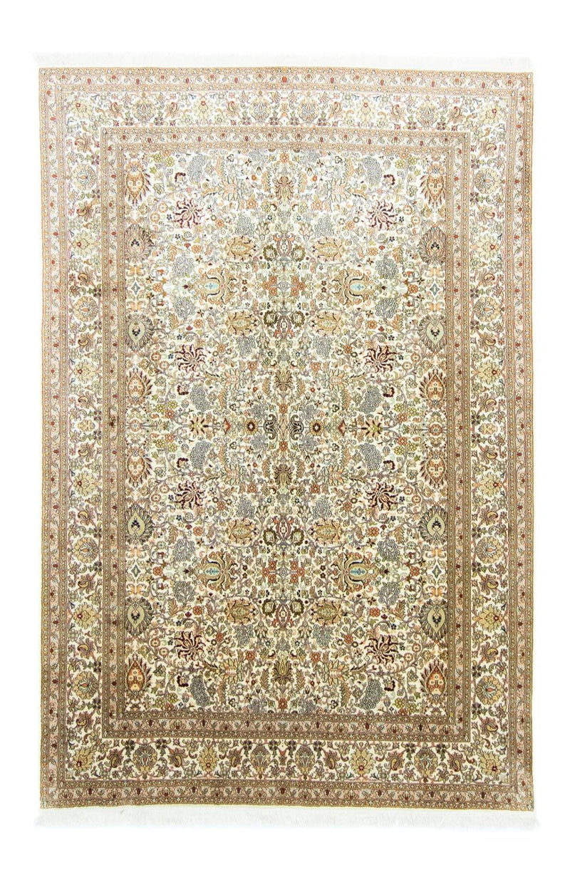 Seda da Caxemira Tapete 274x184cm - Tapete Oriental